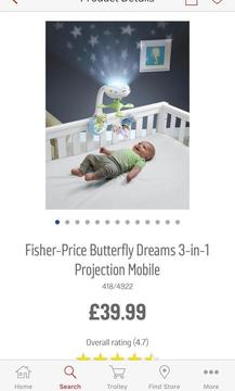 New Fisher Price Mobile