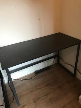 Computer office desk table black