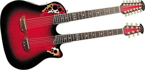 Ovation Double Neck Guitar CSE225 RRB / 8TY - Celebrity 6 & 12 String - Richie Sambora