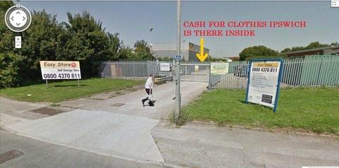 Cash for Clothes Ipswich IP1 5LU pays 50p per 1kg of clothes