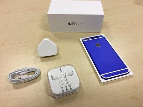 Boxed Blue / White Apple iPhone 6 16GB Factory Unlocked Mobile Phone + Warranty
