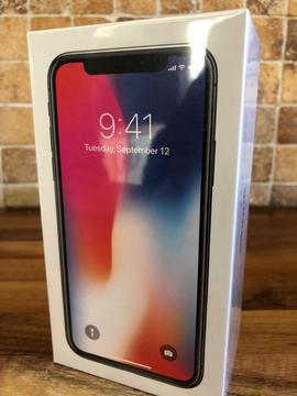 BRAND NEW AND SEALED APPLE IPHONE X (10) FACTORY UNLOCKED SPACE GREY