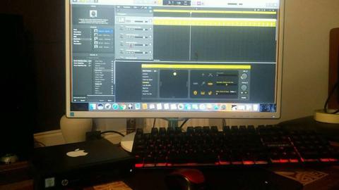 Mac mini i7 Hackintosh music studio. Logic Pro. Ableton 9