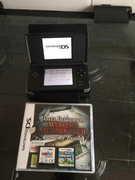 Nintendo ds. In black with games