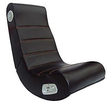X-Rocker Rockster 2.1 Leather Gaming Chair with Speakers & Sub-Woofer