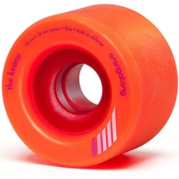 orangatang keanu 66mm skateboard wheels with bearings