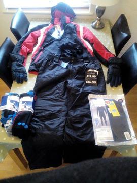 mens skiing clothes brand new