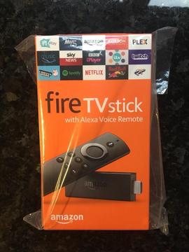 Unused Amazon TV stick with Alexa Voice Remote