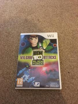 Wii game Ben 10 alien Force