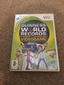 Wii game Guinness world records the video game