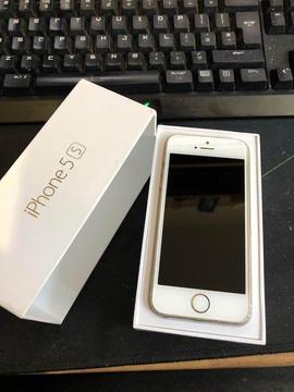 ForSale IPHONE 5S BOXED ON O2 may swap