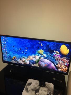 Lenovo i5 8gb ram 2gb graphics 29 inch LG ultra wide monitor