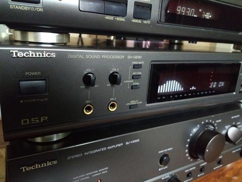 TECHNICS SH-GE90 DIGITAL SOUND PROCESSOR GRAPHIC EQUALISER HI FI STEREO. CONNECT TO AN AMP