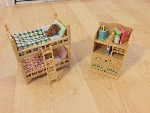 Sylvanian Families Nursery Bedroom Furniture