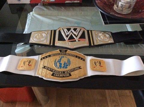 WWE wrestling belts