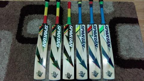 SPARTAN CRICKET BATS, ALL MODELS AVAILABLE . ENGLISH WILLOW , RECOMMENDED BY CRISH GAYLE & M S DHONI