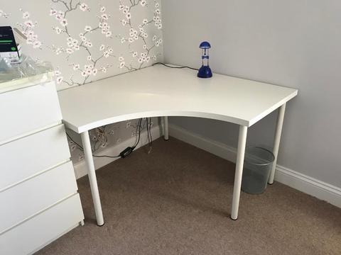 Ikea Desk/Corner table ADILS/LINNMON White