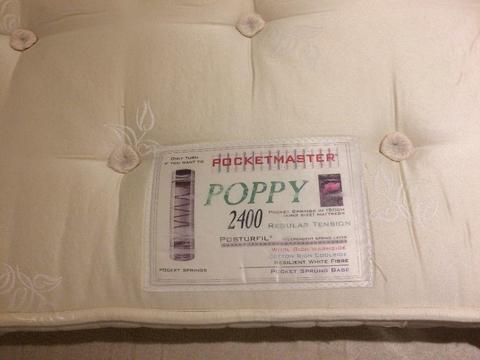 Free king size pocket springs mattress - with stains