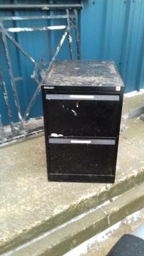 Free to collector steel double drawer filing cabinet
