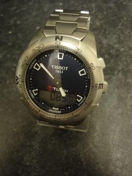 Gents Tissot T-Touch Screen Expert Titanium Chronograph T013420A papers&box