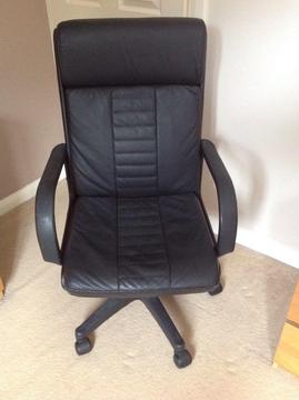 Black Leather Chair