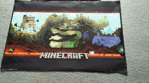 Minecraft posters x 2