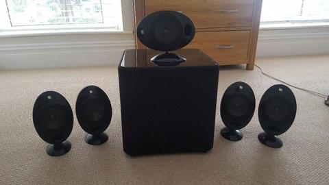 Kef Surround System and Amp