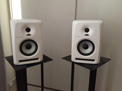 Pioneer S-DJ50X Monitor Speakers with stands (Pioneer SDJ)