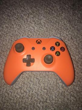 Orange Xbox one controller new