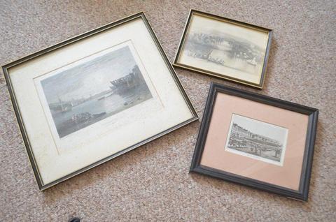 Set of Victorian Prints of Teignmouth Devon