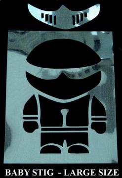 BABY STIG No1 - LARGE SIZE STENCIL