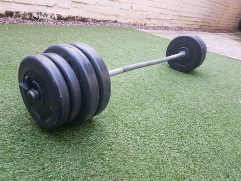 30kg barbell and stepper