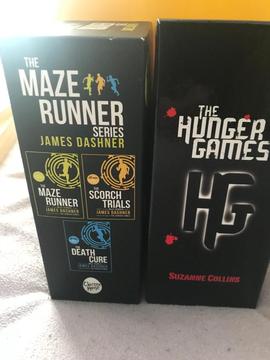 Hunger Games and Maze Runner Box Set Books