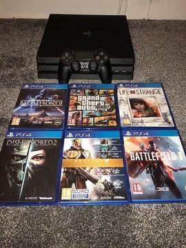 ***WANTED PS4 PS 4 PLAYSTATION PLAY STATIONWITH GAMES ***