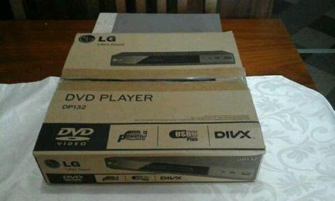 LG DVD player dp132 new in box power play ability USB plus and divx