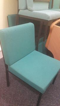 FREE 9 x upholstered reception or waiting area chairs - collection Dumbarton