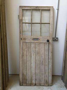 Free rustic old door