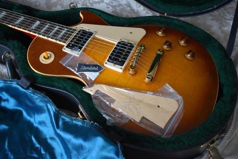 GIBSON 1996 JIMMY PAGE LES PAUL '59 No.2 SIGNATURE LIGHT HONEYBURST FLAME TOP IN STUNNING CONDITION