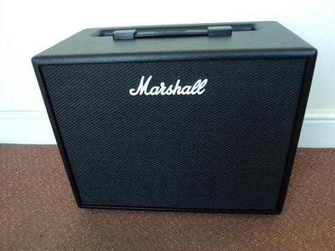 Marshall CODE 50 1x12 COMBO Guitar Amplifer 50 Watt Modelling amp AS NEW