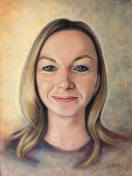Turn your photo into a beautiful handmade pastel portrait painting