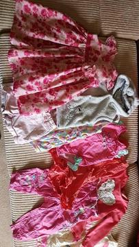 12-18 months girls summer bundle 9 items