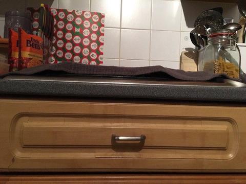 Wanted - light oak laminate kitchen drawer 600 mm x 160 mm