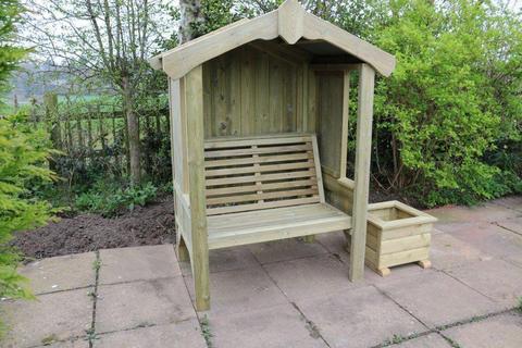cottage wooden arbour 2 seater