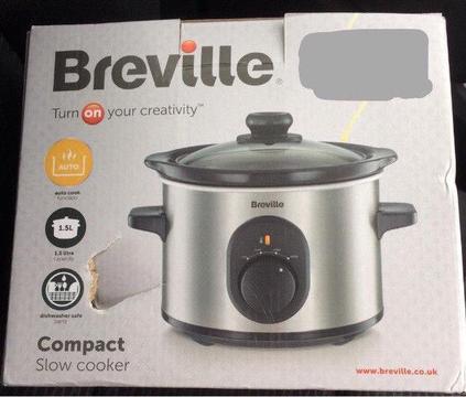 Breville Compact Slow Cooker Brand New Boxed Rrp £29.99