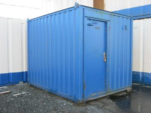 10ft x 8ft Anti Vandal Portable Cabin Site Security Office Welfare Unit FOR SALE shipping container