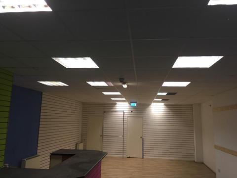 Shop Suspended Ceiling w/ Lights