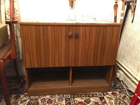 Retro Style Collectable Record/Stereo Cabinet