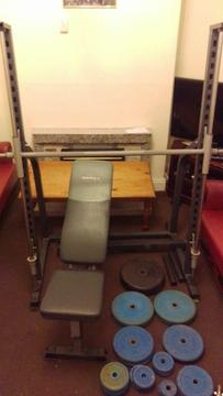 Weights 140kg with marcy smith machine