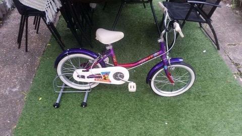 Raleigh Genie girl's bike 16"; wheels SINGLE SPEED GOOD CONDITION