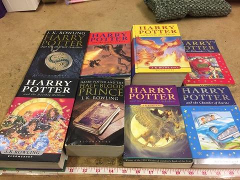 Harry books for sale 8 in total for sale